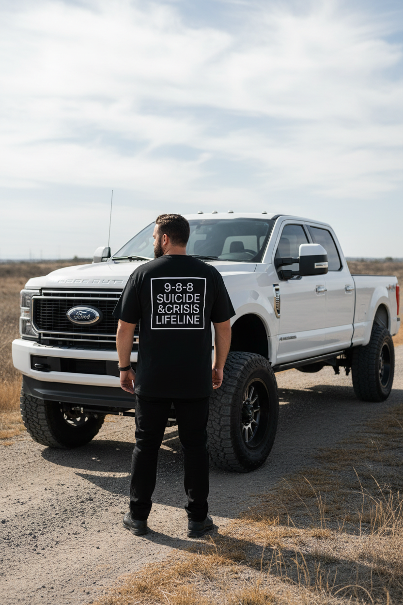 Back view with F-450